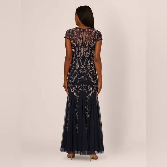 Pappell Boutique Beaded Embellished Evening Gown - Picture 2 of 13